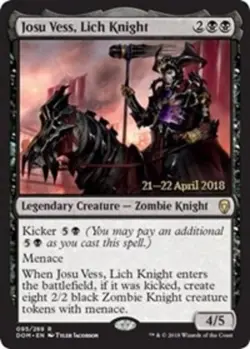 Josu Vess, Lich Knight - Foil - Prerelease Promo - Prerelease Cards #095/269 MTG - Image 1