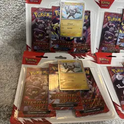 Pokemon Destined Rivals 3 Pack Blister Lot of 4 - Kangaskhan & Zebstrika - Image 2