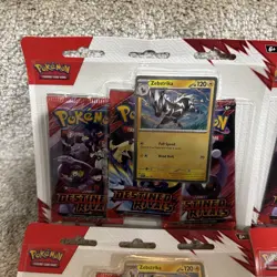 Pokemon Destined Rivals 3 Pack Blister Lot of 4 - Kangaskhan & Zebstrika - Image 5