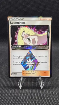 Pokemon TCG Lusamine Prism Star 182/214 S&M Lost Thunder - Image 1