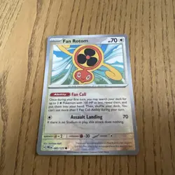 Fan Rotom 085/131 Poke Ball Holo Prismatic Evolutions Pokemon TCG Card NM - Image 1