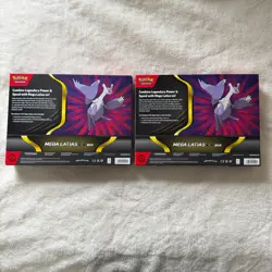 Mega Latias EX Collection Box x2 SEALED Pokemon Mega Evolution - FAST SHIPPING - Image 2