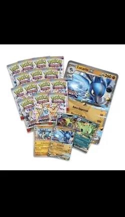 Pokemon TCG Prismatic Evolutions LUCARIO EX & TYRANITAR EX PREMIUM COLLECTION - Image 3