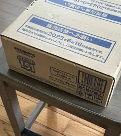 Pokemon TCG 2023 Japanese Scarlet & Violet 151 Factory Sealed Booster Box Case - Image 2