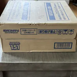 Pokemon TCG 2023 Japanese Scarlet & Violet 151 Factory Sealed Booster Box Case - Image 4