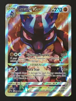 Pokemon TCG Lucario VSTAR SWSH291 SWSH: Sword & Shield Black Star Promo NM - Image 1