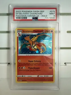 PSA 9 Special Delivery Charizard SWSH075 SWSH: Sword & Shield Promo Cards Holo - Image 1