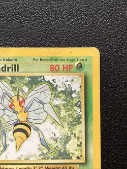 Beedrill - 17/102 - Pokemon Base Set Unlimited Rare Card WOTC HP/DMG - Image 2