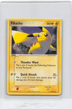 PIKACHU 78/110 - Non-Holo - COMMON - EX Holon Phantoms - POKEMON CARD - MP/HP - Image 1