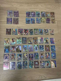 61 Foil Dragon Ball Super Card Game Assorted Lot (C, UC, R, ST, PR, SR, SPR) - Image 1