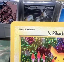 Pokemon Pikachu TCG Birthday Celebrations Holo Rare Card #24 - Image 2
