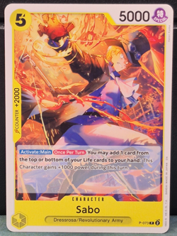 Sabo PRB-02 P-073 Promo The Best Vol 2 One Piece Near Mint Card Game TCG Yellow - Image 1