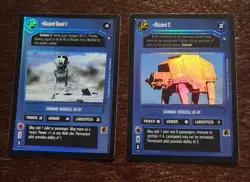 Swccg Card Lot Blizzard 2 Blizzard Scout 1 Foil Lp Star Wars CCG - Image 1