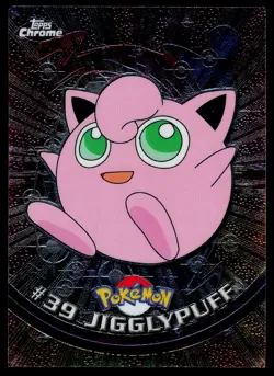Jigglypuff #39 - Topps Chrome Series 1 Pokemon Card Played - Image 1