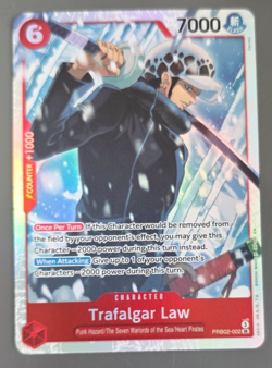 Trafalgar Law PRB02-002 ENGLISH SR The Best Volume 2 One Piece Card Game - Image 1