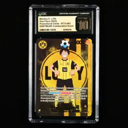 CGC Pristine 10 2025 ONE PIECE Promotional Card- ST13-003 Monkey D. Luffy - Image 1