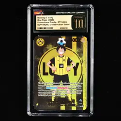 CGC Pristine 10 2025 ONE PIECE Promotional Card- ST13-003 Monkey D. Luffy - Image 2