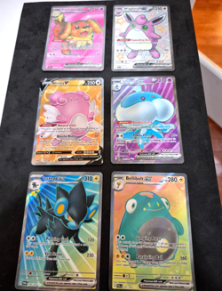 Pokemon TCG 6 Card Lot of Full Art CUTE Pokemon Cards - Image 1