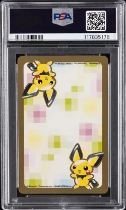 2000 POKEMON GOLD VERSION PART 2 PLAYING CARDS 5 OF CLUBS #229A HOUNDOOM PSA 10 - Image 2