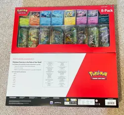2 Pokemon Prismatic Evolutions Costco 8 Mini-Tin Bundle w/Promo Cards SEALED - Image 2