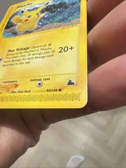 Pokemon Pikachu TCG Skyridge 84/144 Common Card WOTC 2003 - PACK FRESH - Image 3