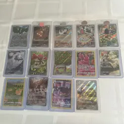 Pokemon TCG Lot Of 14 Illustration Rare IR Holo Modern Cards NM - Image 1