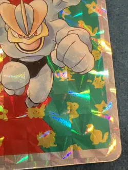 Pokemon Card Japanese Machamp No. 068 Topsun Top Sun Holo Foil 1995 US Seller HP - Image 4