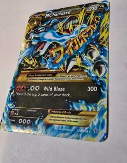 Mega Charizard EX 108/106 XY Flashfire Holo RARE Pokemon Card - Image 2