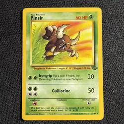NM Pinsir - 1999 Vintage Pokemon - Jungle card 25/64 - Non Holo - Image 1