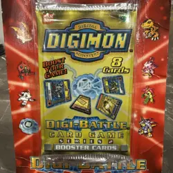 Digimon Digi-Battle Card Fame Series 2 Blister Pack 2000 SEALED - Image 3