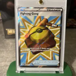 Fighting Gong 168/132 Full Art Trainer Item Secret Rare Pokemon TCG Card NM - Image 1