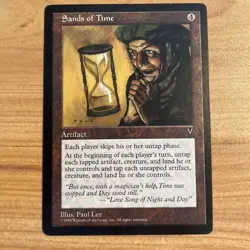 MTG / Sands Of Time / Visions / Played On Back - Image 1