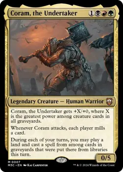 ** Coram, the Undertaker ** EDH Commander Deck ** MTG - Image 1