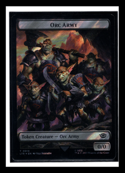 1x Food (22) Orc Army (18) Token SURGE FOIL MTG The Lord of the Rings:Tale NM - Image 1