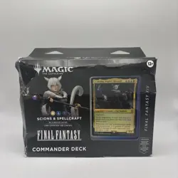 Magic The Gathering Final Fantasy Commander Deck Scions & Spellcraft Box Damaged - Image 1