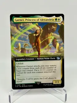 Garnet, Princess of Alexandria (Extended Art) Final Fantasy MTG NM/M!!! - Image 1