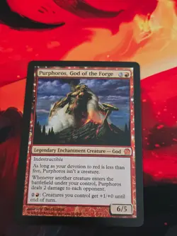 MTG Sticker CEDH Purphoros God of the Forge - Image 1