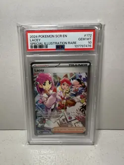 Pokemon S&V Stellar Crown Lacey #172/142 Special Illustration Rare PSA 10 Gem MT - Image 1