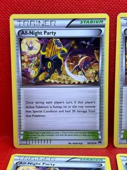 Pokemon Tcg All-Night Party 96/122 BREAKpoint x4 Non Holo - Image 2