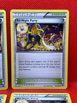 Pokemon Tcg All-Night Party 96/122 BREAKpoint x4 Non Holo - Image 3