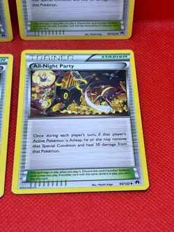 Pokemon Tcg All-Night Party 96/122 BREAKpoint x4 Non Holo - Image 5