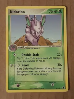 Pokemon Nidorino 41/112 Fire Red Leaf Green NM-Mt See Pictures - Image 1