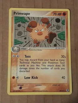 Pokemon Primeape 28/112 Fire Red Leaf Green Rare NM-MT See Pictures - Image 1