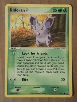 Pokemon Nidorina 40/112 Fire Red Leaf Green NM-MT See Pictures - Image 1