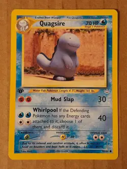 Pokemon Quagsire 48/64 1st Edition Neo Revelation LP-NM See Pictures - Image 1