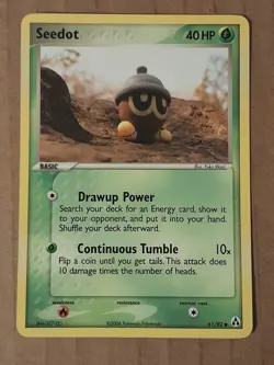 Pokemon Seedot 61/92 Ex Legend Maker NM-Mt See Pictures - Image 1