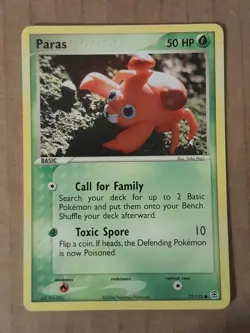 Pokemon Paras 72/165 Expedition NM See Pictures - Image 1