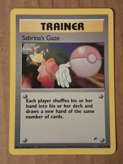 Pokemon Sabrina's Gaze 125/132 Gym Heroes NM See Pictures - Image 1