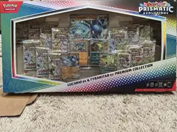 Pokemon TCG SV Prismatic Evolutions Lucario EX & Tyranitar EX Premium Collection - Image 1