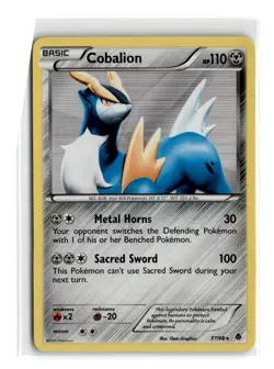 Pokemon tcg Emerging Powers #77/98 Cobalion Holo Rare - Image 1
